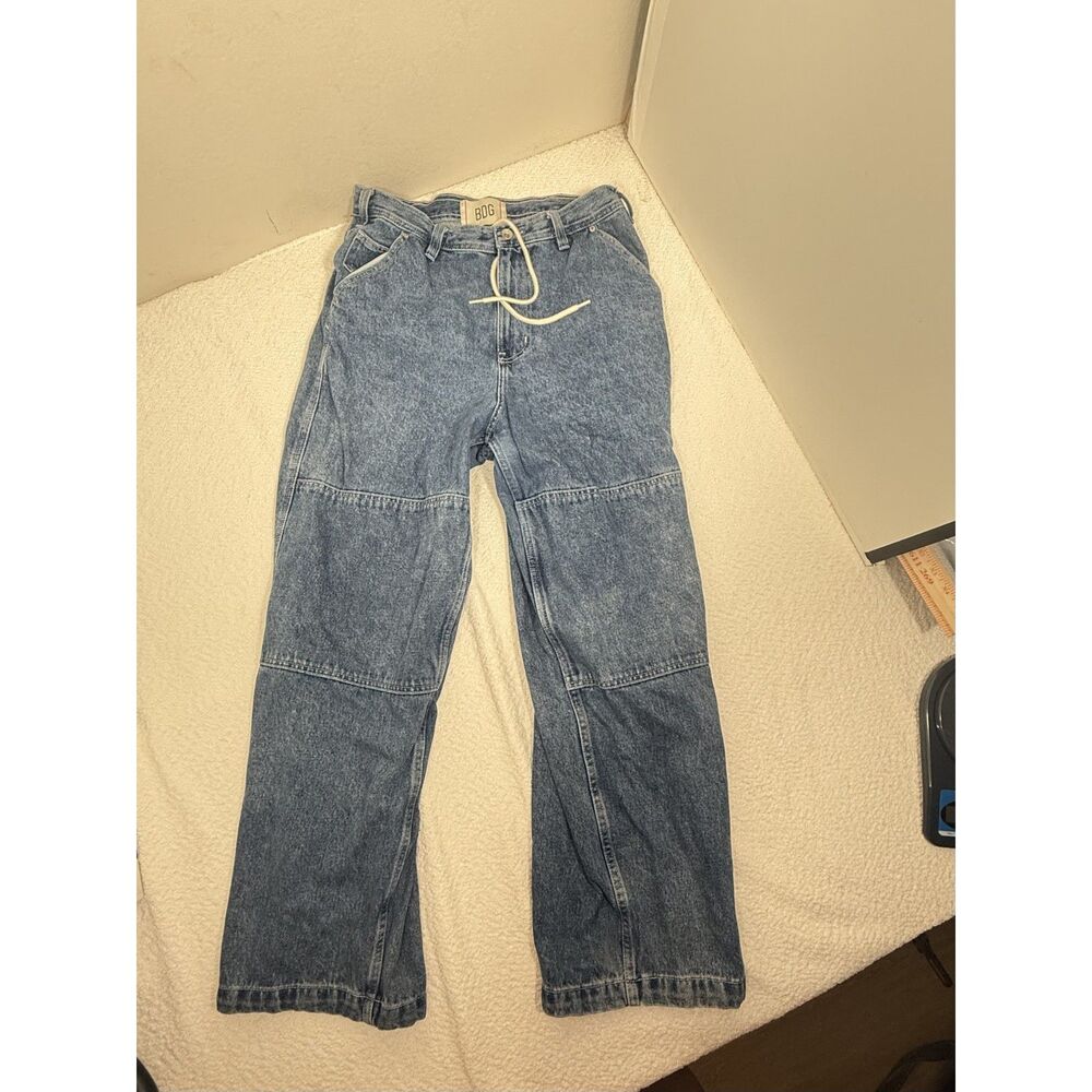BDG Urban Outfitters Carpenter Jeans Mens 41x30 Blue Baggy Utility Workwear